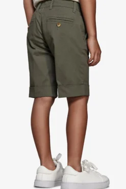 Bermuda chino basic in cotone verde Kids