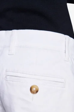 Bermuda chino basic in cotone bianco Kids