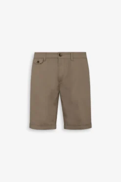 Bermuda gabardina ecrù