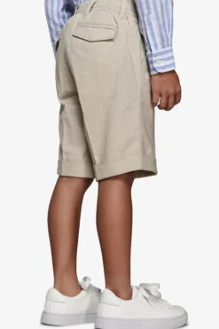 Bermuda misto lino sabbia Kids