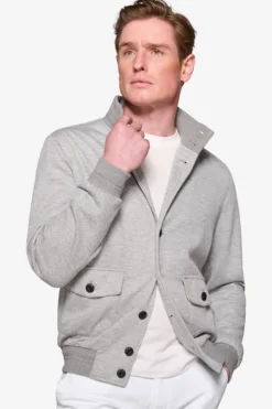 Bomber "Break" grigio melange