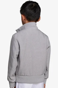 Bomber tela stretch grigio Kids