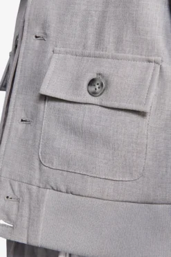 Bomber tela stretch grigio Kids