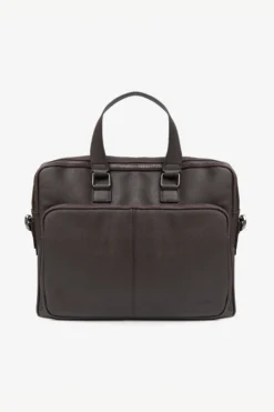 Borsa 24h in saffiano moro