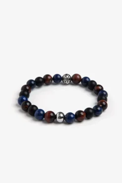 Bracciale perle medie multicolor