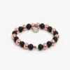 Bracciale perle medie rosa