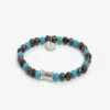 Bracciale perle piccole turchese