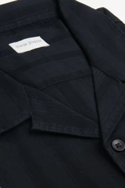 Camicia hawaiana armaturata nera