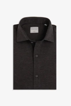 Camicia jersey melange moro
