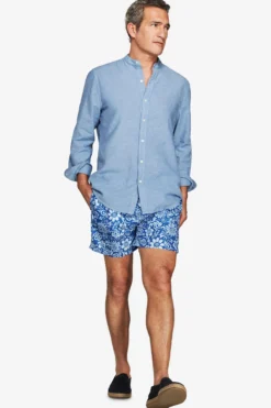 Costume da bagno stampa fiori avion