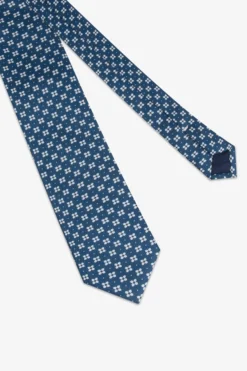 Cravatta jacquard fiore avion