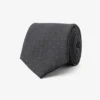 Cravatta micro fantasia geometrica nero