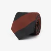 Cravatta riga diagonale coccio