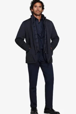 Field jacket tecnica blu