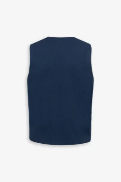 Gilet doppiopetto fantasia herringbone avion