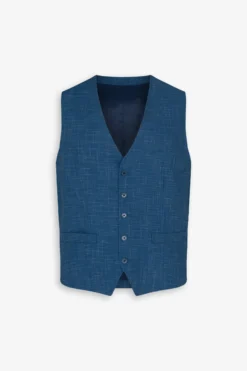 Gilet tela fiammata royal
