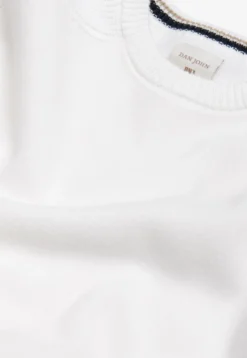 Maglia bimaterica DNJ panna