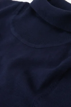 Maglia dolcevita basic blu Kids