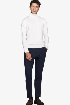 Maglia dolcevita basic panna