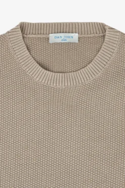 Maglia girocollo chicco riso tortora Kids