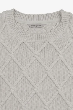 Maglia girocollo fantasia 3D ghiaccio