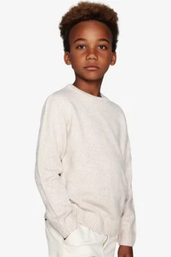 Maglia girocollo rasata corda Kids