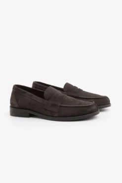 Mocassino college suede moro