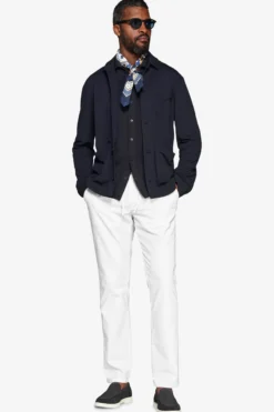 Overshirt jersey blu