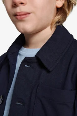 Overshirt jersey blu Kids