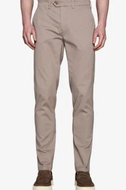 Pantaloni chino tortora