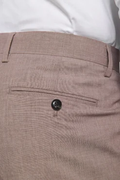 Pantaloni in grisaglia leggera fango