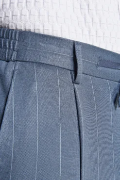 Pantaloni jersey gessati avion
