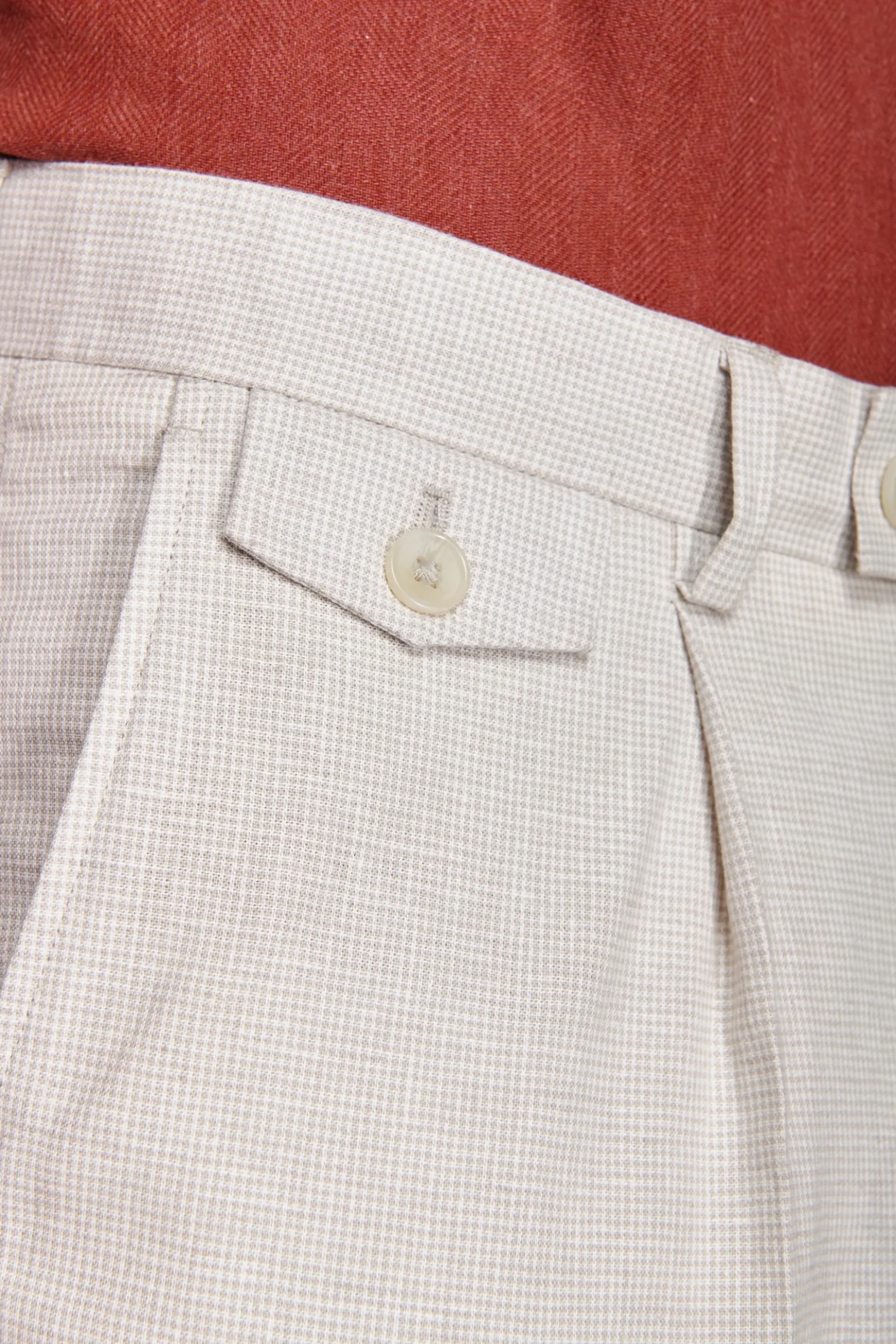 Pantaloni misto lino grigio chiaro