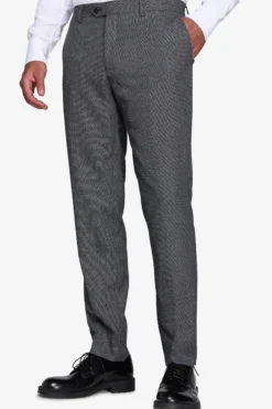 Pantaloni occhio di pernice antracite