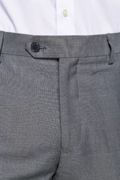 Pantaloni principe di galles grigi