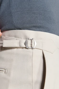Pantaloni tela armaturati sabbia