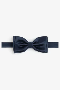Papillon satin blu