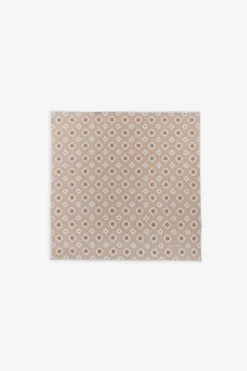 Pochette fantasia rombi tortora