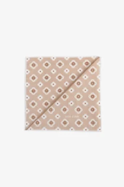 Pochette fantasia rombi tortora