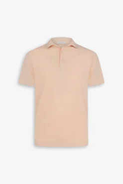 Polo in jersey pesca