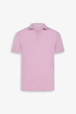 Polo in jersey rosa