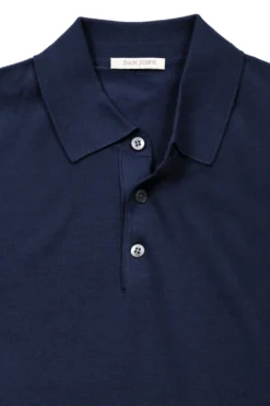 Polo in maglia basic in cotone royal