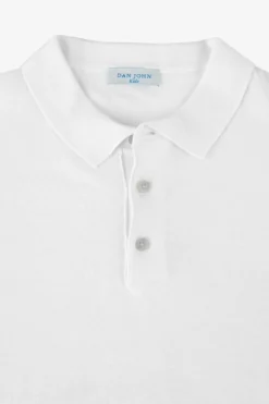 Polo in maglia bianca Kids