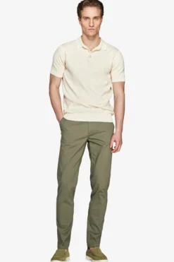 Polo in maglia stampa floreale sabbia