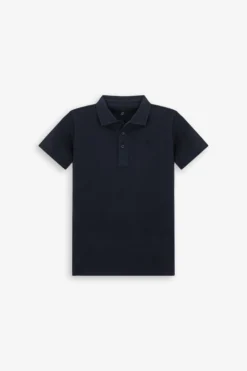 Polo piquet blu Kids