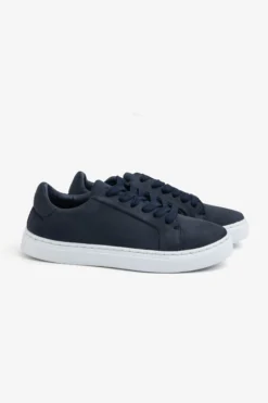 Sneakers in ecosuede blu Kids