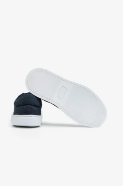 Sneakers in ecosuede blu Kids