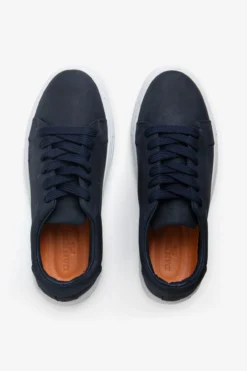 Sneakers in ecosuede blu Kids