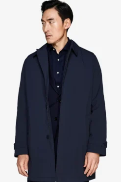 Trench tecnico blu