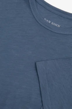 T-shirt girocollo con taschino avion